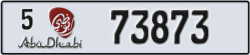 abu dhabi - code - 5 - number -73873