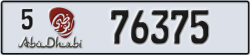 abu dhabi - code - 5 - number -76375