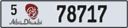 abu dhabi - code - 5 - number -78717