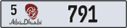 abu dhabi - code - 5 - number -791