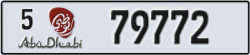 abu dhabi - code - 5 - number -79772