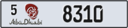 abu dhabi - code - 5 - number -8310