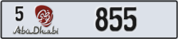 abu dhabi - code - 5 - number -855