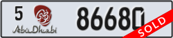 abu dhabi - code - 5 - number -86680