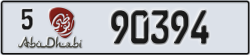 abu dhabi - code - 5 - number -90394