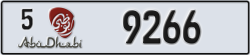 abu dhabi - code - 5 - number -9266