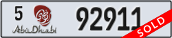 abu dhabi - code - 5 - number -92911