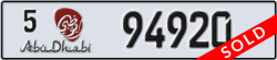 abu dhabi - code - 5 - number -94920