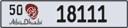 abu dhabi - code - 50 - number -18111
