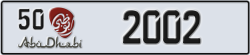 abu dhabi - code - 50 - number -2002