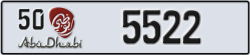 abu dhabi - code - 50 - number -5443