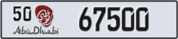 abu dhabi - code - 50 - number -67500