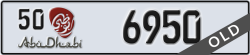 abu dhabi - code - 50 - number -6950
