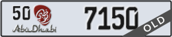 abu dhabi - code - 50 - number -7150