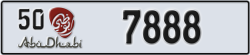 abu dhabi - code - 50 - number -7888