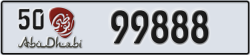 abu dhabi - code - 50 - number -99888
