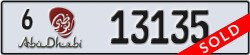abu dhabi - code - 6 - number -13135