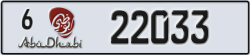 abu dhabi - code - 6 - number -22033