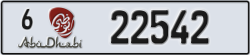 abu dhabi - code - 6 - number -22542