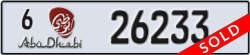 abu dhabi - code - 6 - number -26233