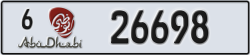 abu dhabi - code - 6 - number -26698