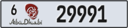 abu dhabi - code - 6 - number -29991