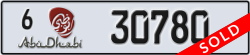 abu dhabi - code - 6 - number -30780