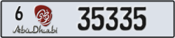 abu dhabi - code - 6 - number -35335