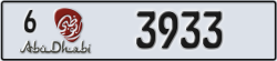 abu dhabi - code - 6 - number -3854