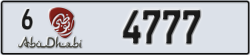 abu dhabi - code - 6 - number -4777