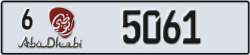 abu dhabi - code - 6 - number -5061