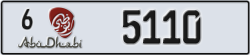 abu dhabi - code - 6 - number -5110