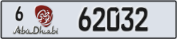 abu dhabi - code - 6 - number -62032