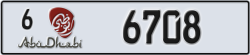 abu dhabi - code - 6 - number -6629