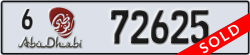 abu dhabi - code - 6 - number -72625