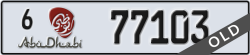 abu dhabi - code - 6 - number -77103