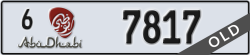 abu dhabi - code - 6 - number -7817