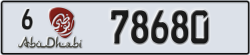 abu dhabi - code - 6 - number -78680