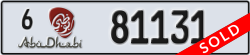 abu dhabi - code - 6 - number -81131