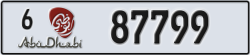 abu dhabi - code - 6 - number -87799