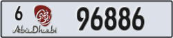 abu dhabi - code - 6 - number -96886