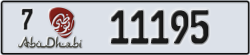 abu dhabi - code - 7 - number -11195