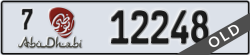abu dhabi - code - 7 - number -12248