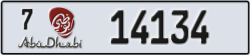 abu dhabi - code - 7 - number -14134