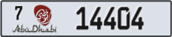 abu dhabi - code - 7 - number -14404
