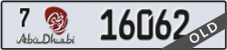 abu dhabi - code - 7 - number -16062