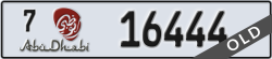 abu dhabi - code - 7 - number -16444