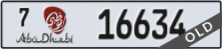 abu dhabi - code - 7 - number -16634