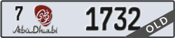 abu dhabi - code - 7 - number -1732
