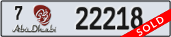abu dhabi - code - 7 - number -22218